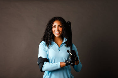 Resilient Championship Fastpitch Batting gloves - Black and Gold